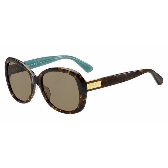 KATE SPADE JUDYANN P S Sunglasses FZL HAVNTURQU 56mm